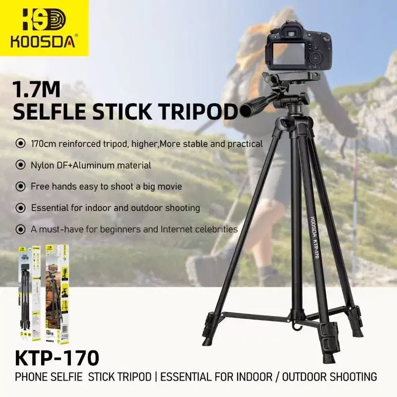 KTP-170 1.7M SELFIE STICK TRIPODS