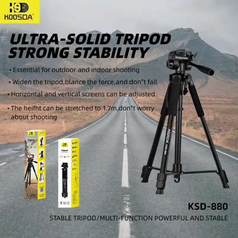 KSD-880 ULTRA-SOLID TRIPOD STRONG STABILITY STAND