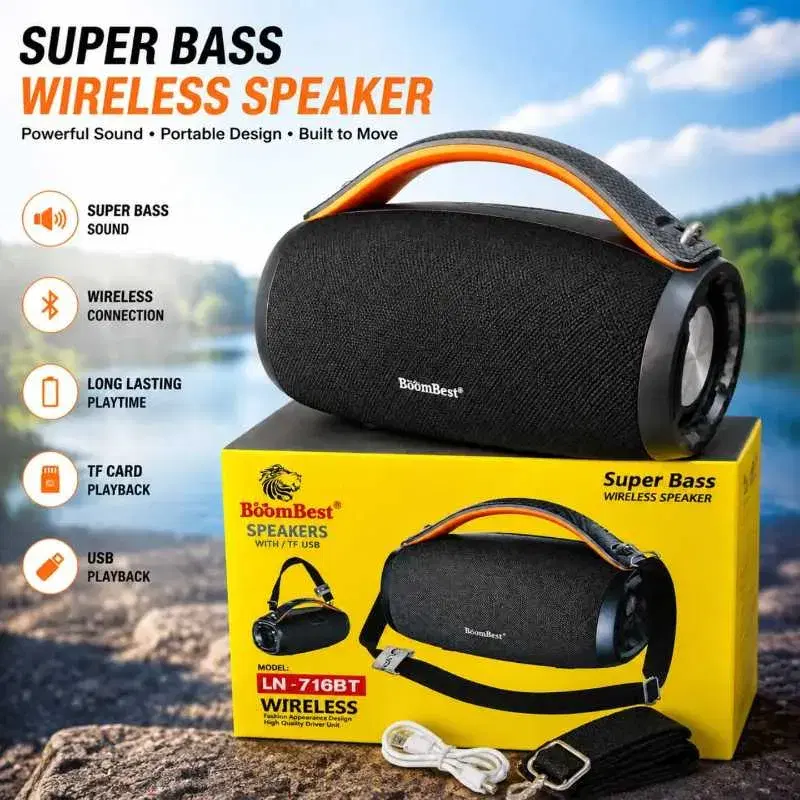 LN-716BT SUPER BASS WIRELESS SPEAKER