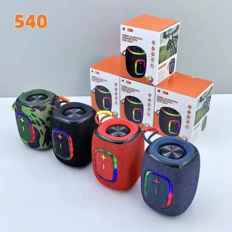 540 FABRIC BLUETOOTH SPEAKER WITH RGB LIGHT