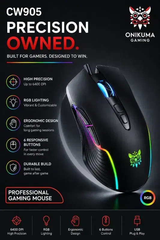 CW905 PROFESSIONAL GAMING MOUSE