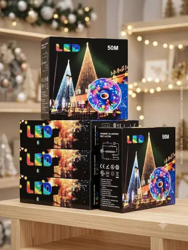 50M 240 LED A-4 Diwali/Tihar String Black Wire Fairy Light