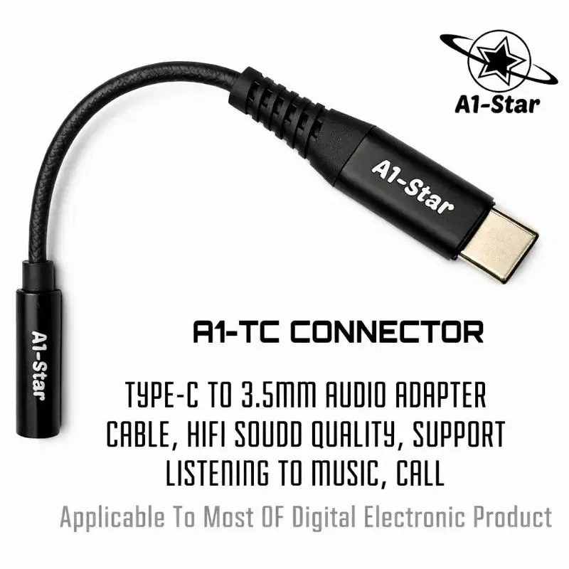 A1-TC CONNECTOR TYPE-C TO 3.5MM AUDIO ADAPTOR