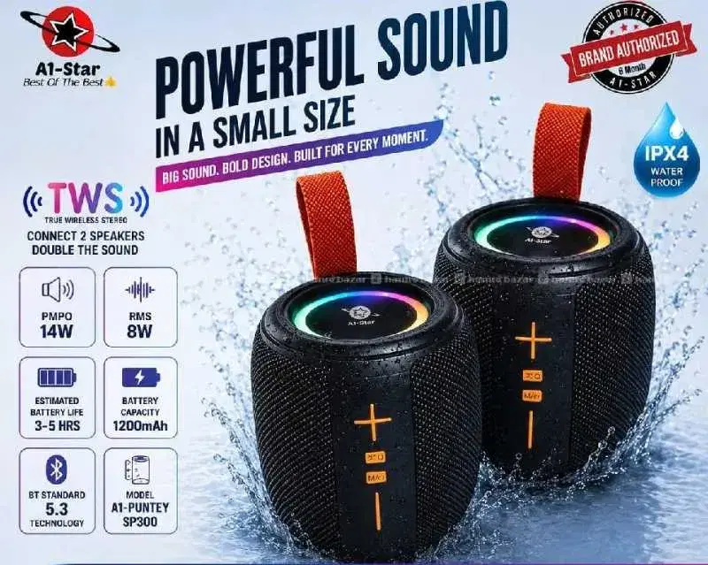 A1- PUNTEY SP300 BLUETOOTH SPEAKER