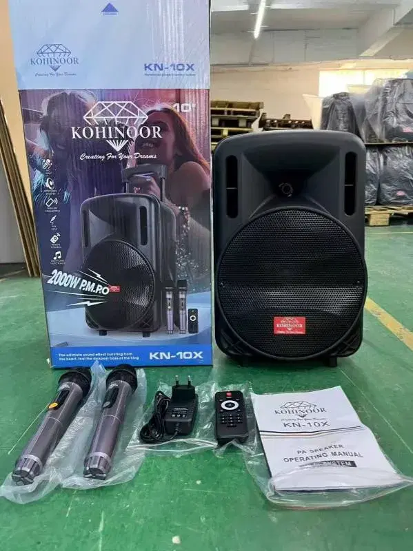 KN-10X 2000W P.M.P.O PORTABLE SPEAKER