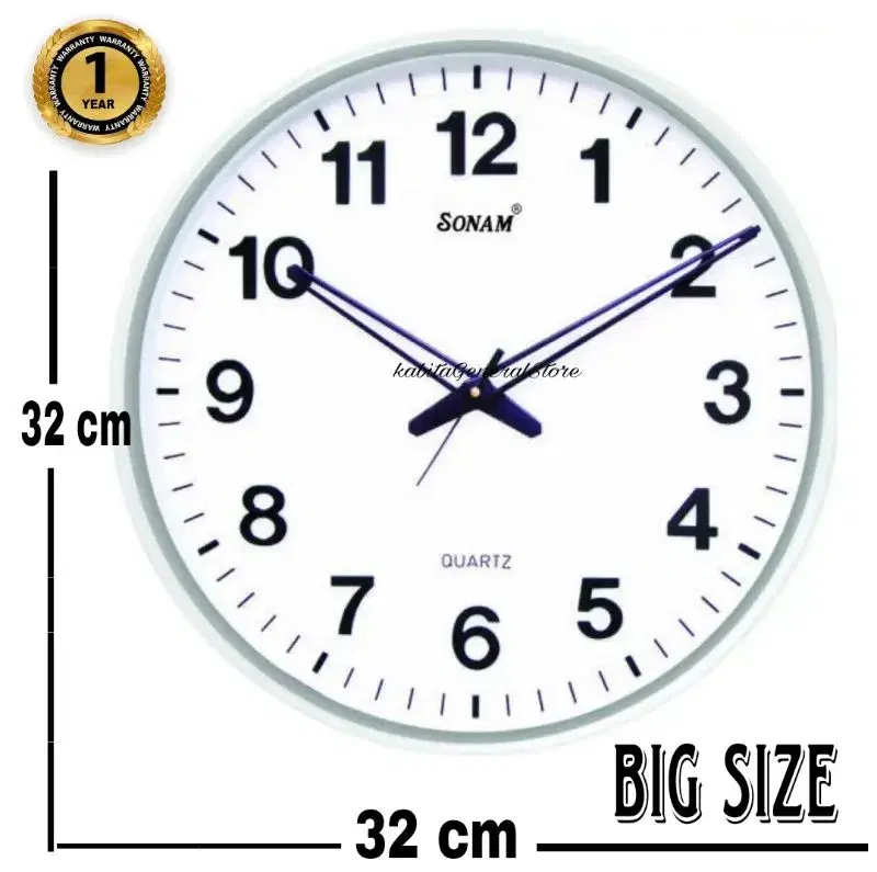 Casual Unique Round Wall Clock