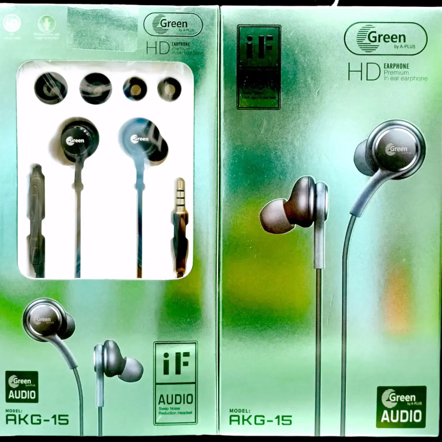 AKG 15 Earphone GREEN