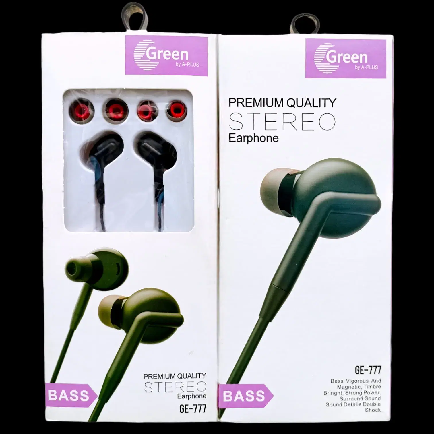 GE 777 Earphone GREEN