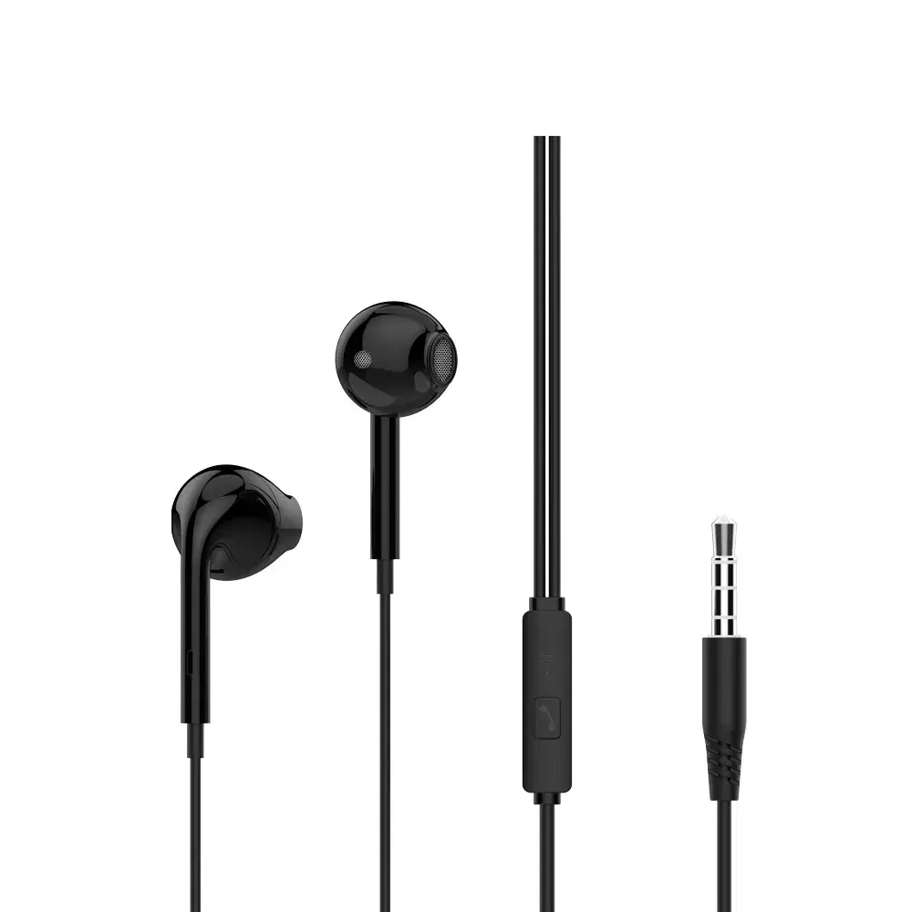 CORN EX003-G Comfortable to wear /Deep and extra sound bass/ 3.5mm High quality stereo wired Earphone with mic