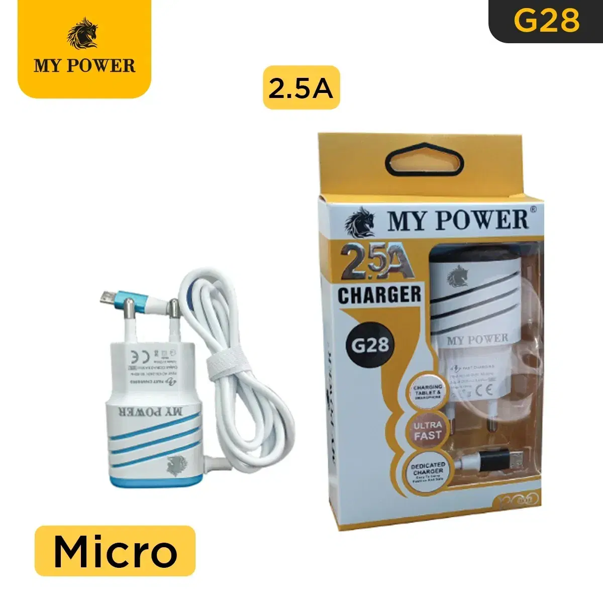 My Power Charger 2.5A, 2 USB MC-G28