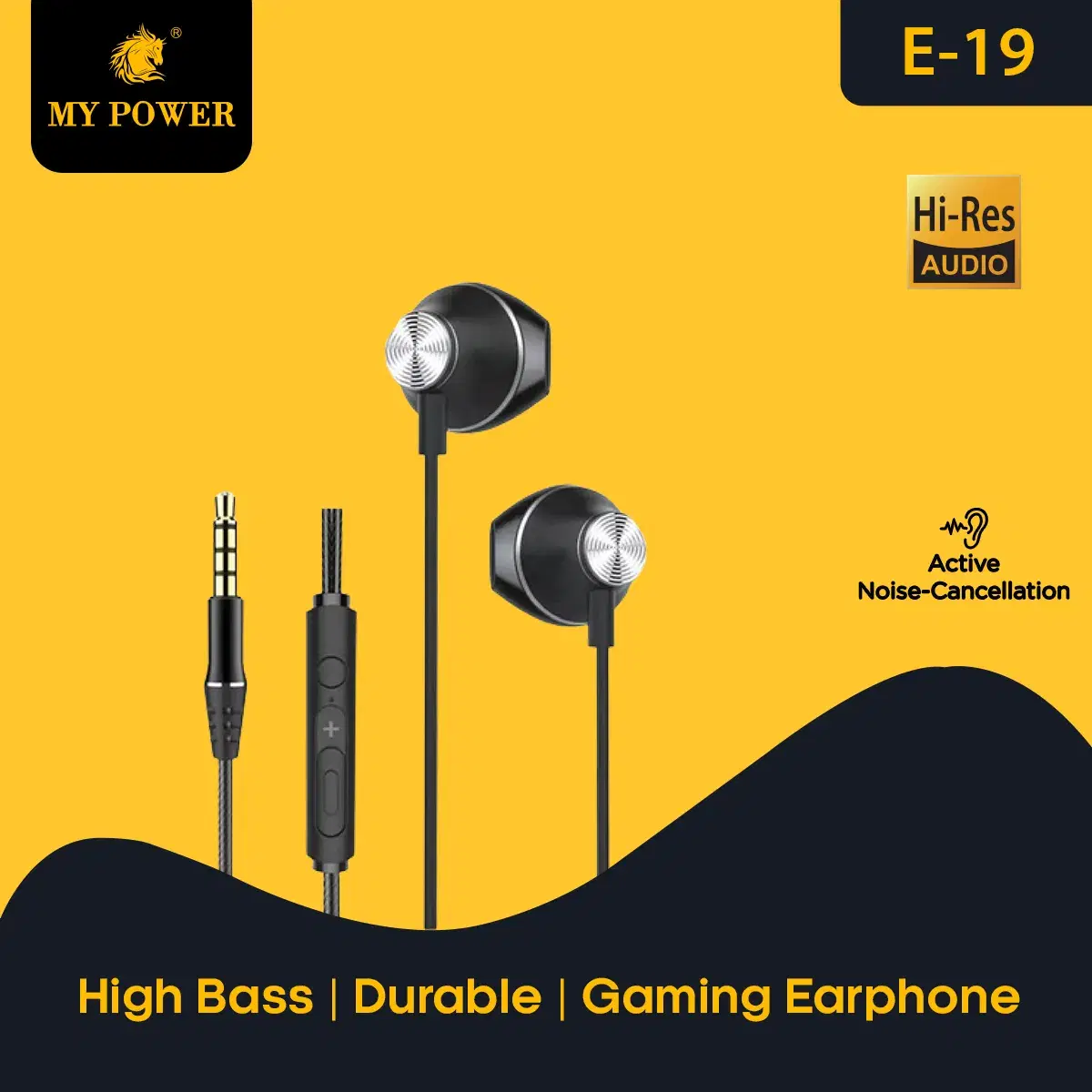 My Power 3.5mm Metal Earphone E19