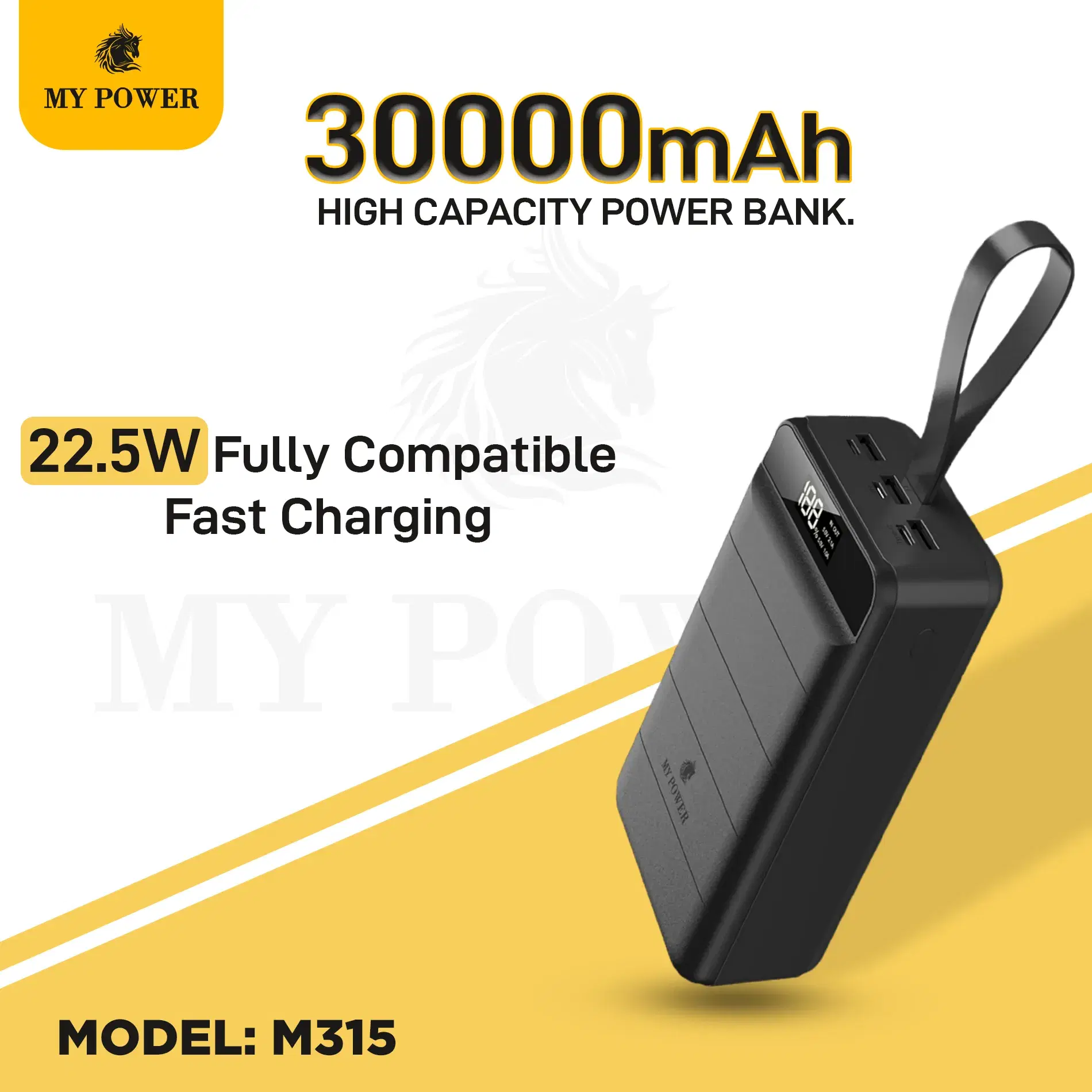 MyPower Powerbank 30000mah M315, 22.5watt