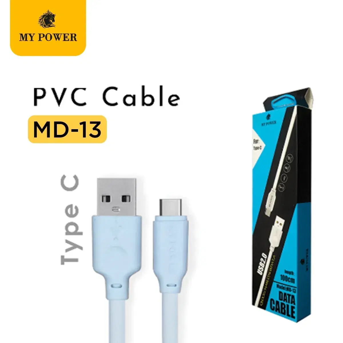 Mypower Data Cable PVC, Type C MD-13
