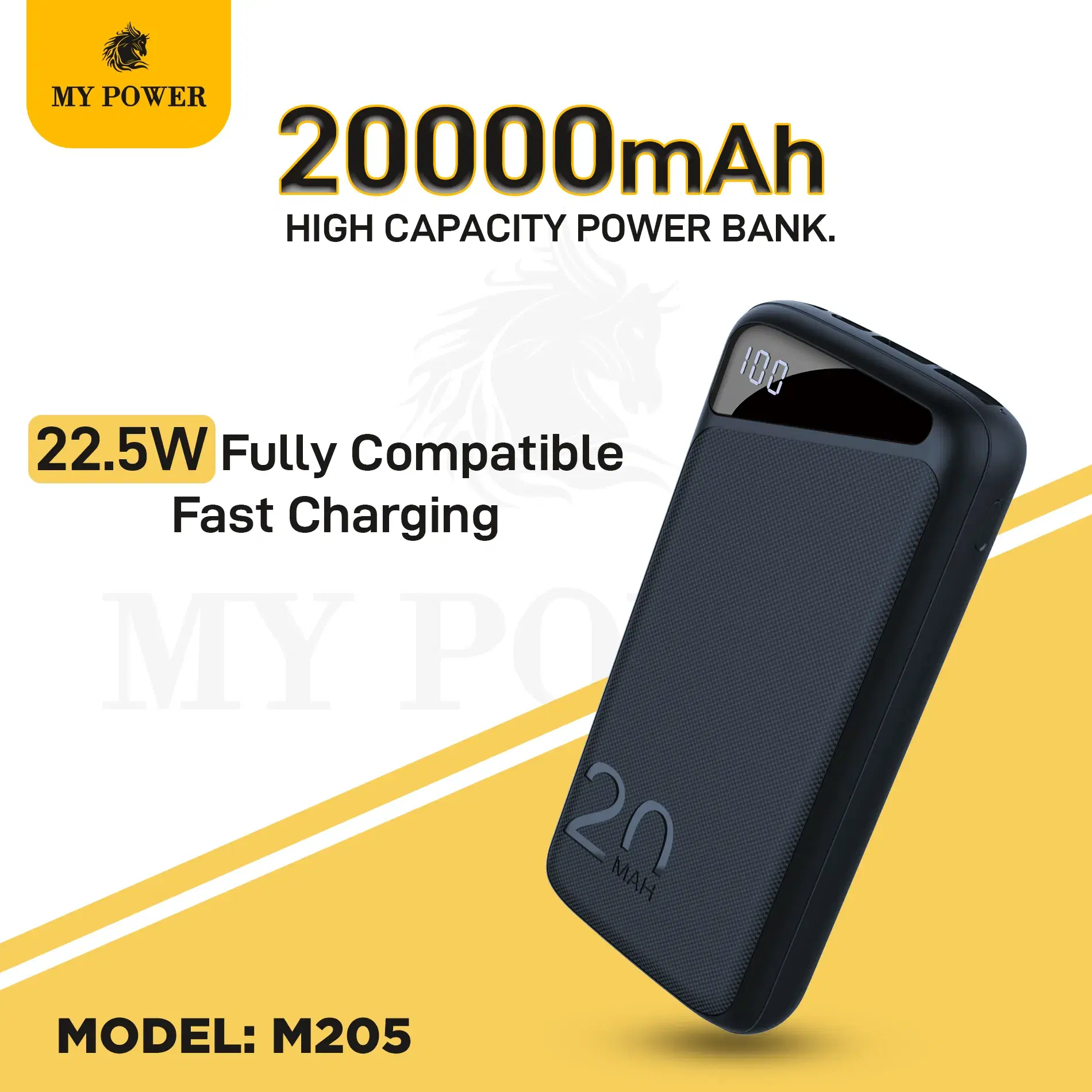 My Power Powerbank 20000mah M-205, 22.5watt