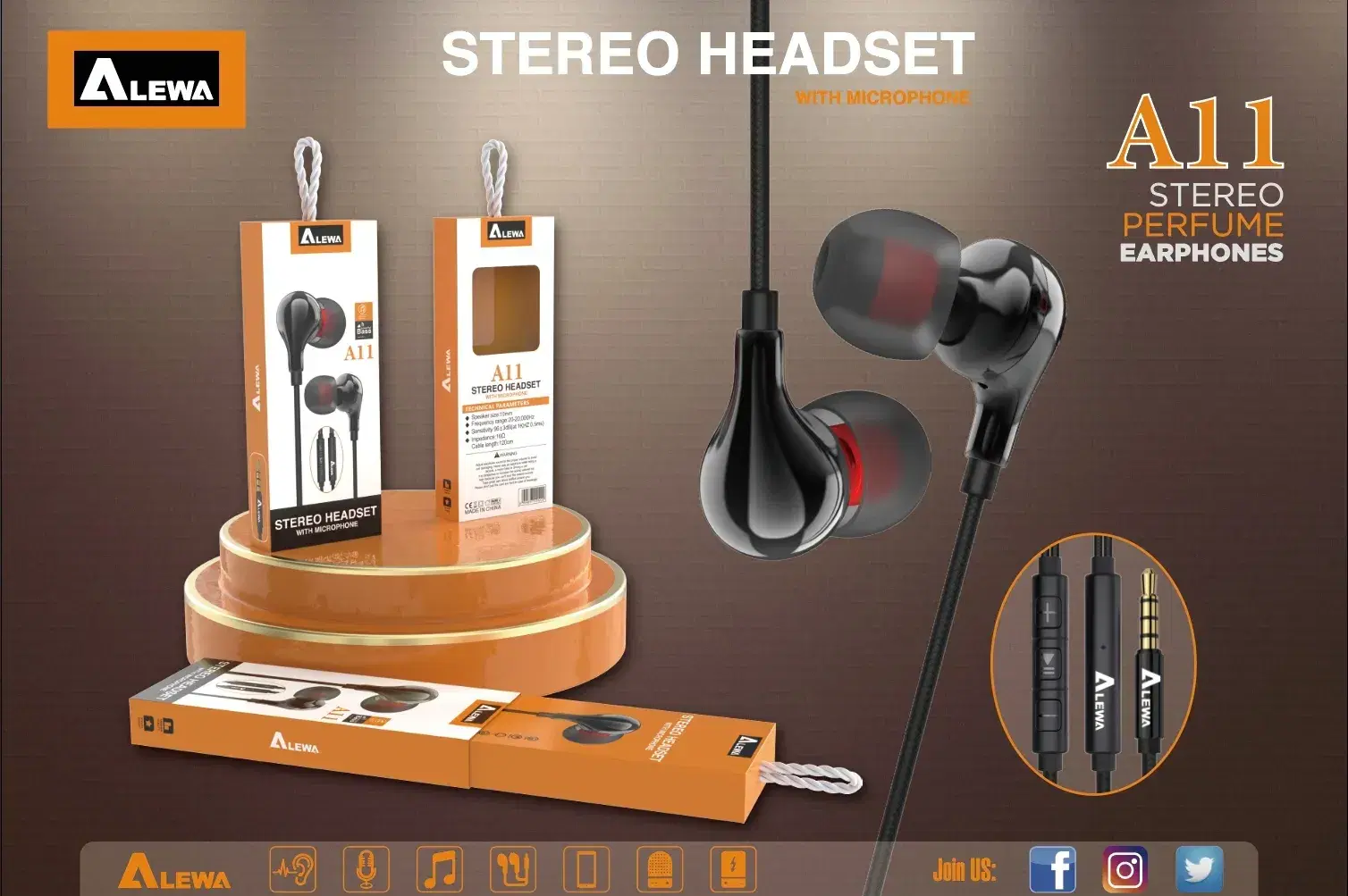 Alewa earphone A11