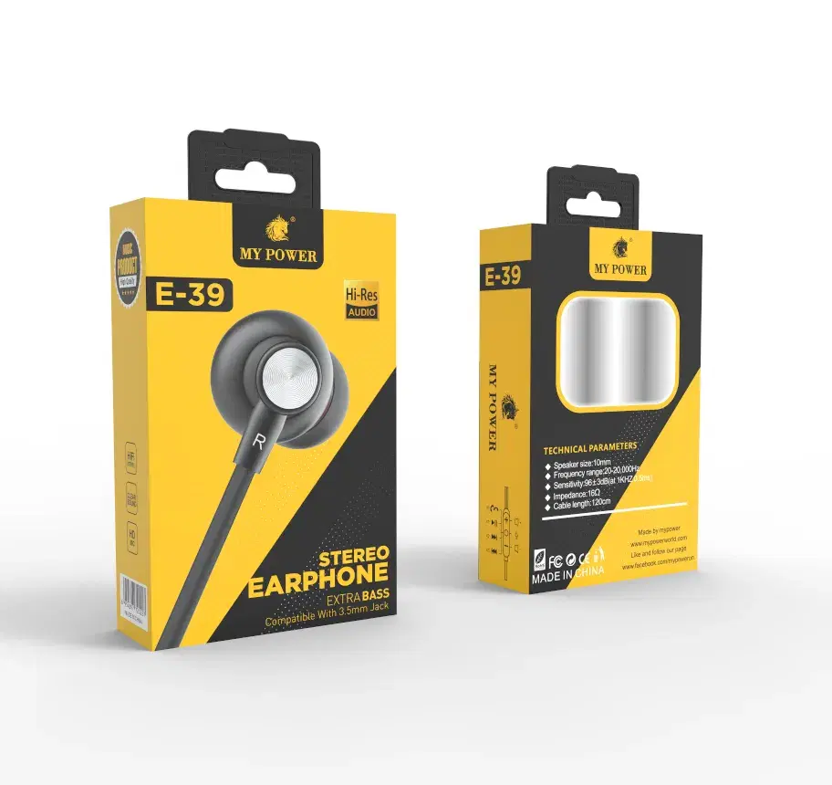 My Power 3.5mm Earphone E39