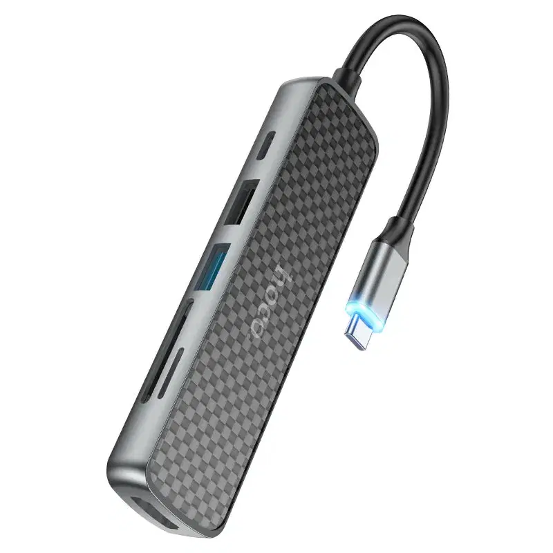 HOCO HB24 Easy display Type-C multifunction adapter