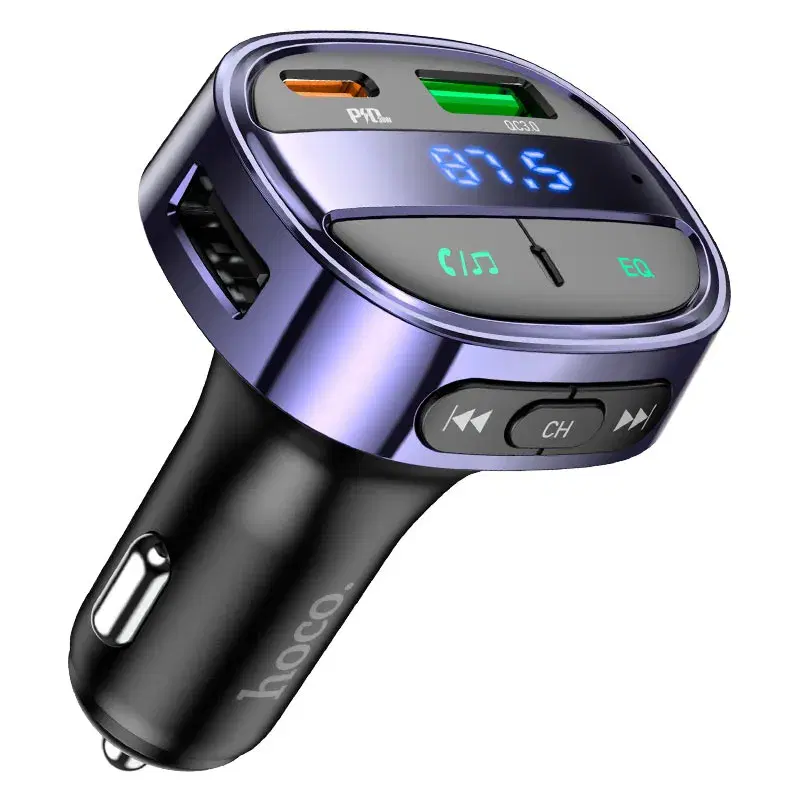 HOCO E70 PD30W and QC3.0 car BT FM transmitter