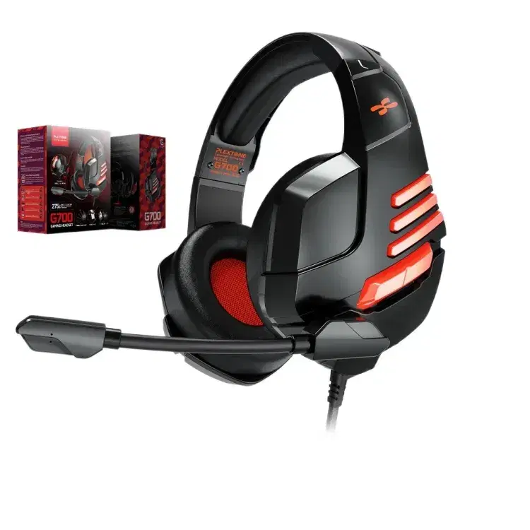 PLEXTONE G700 Extra Bass Noise Isolation 3.5mm Gaming Headset Earphones Stereo Gamer Headphones With Mic For Smartphone PC XBOX PS4