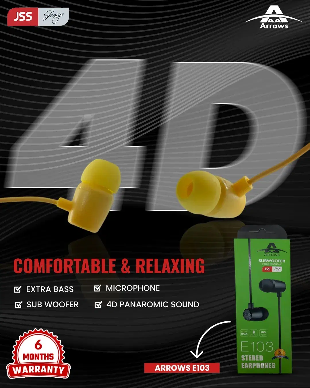 Arrows 103 Earphone