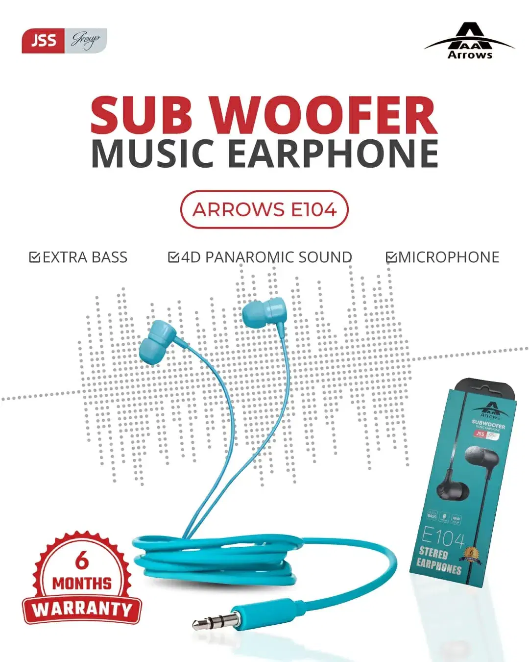 Arrows E104 Earphone