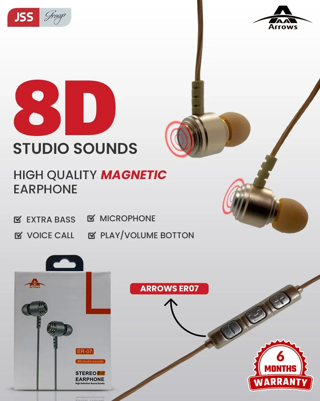Arrows ER 07 Earphone