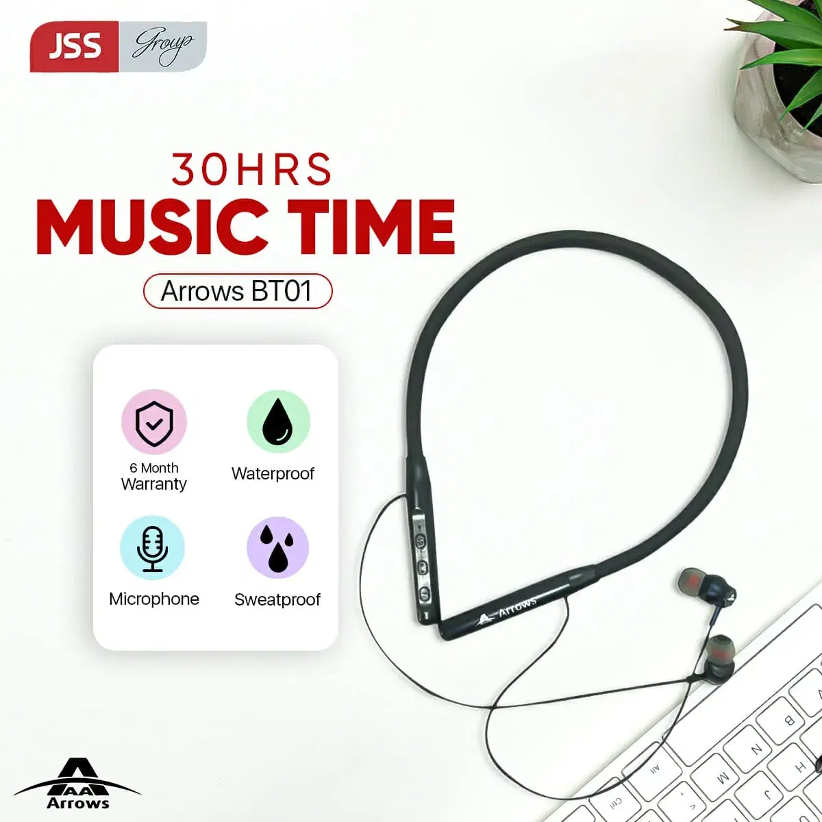 Arrows BT01 Neckband Earphone