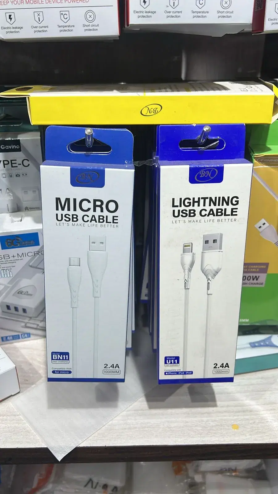 BN-11 Micro USB Cable | Lightning Cable