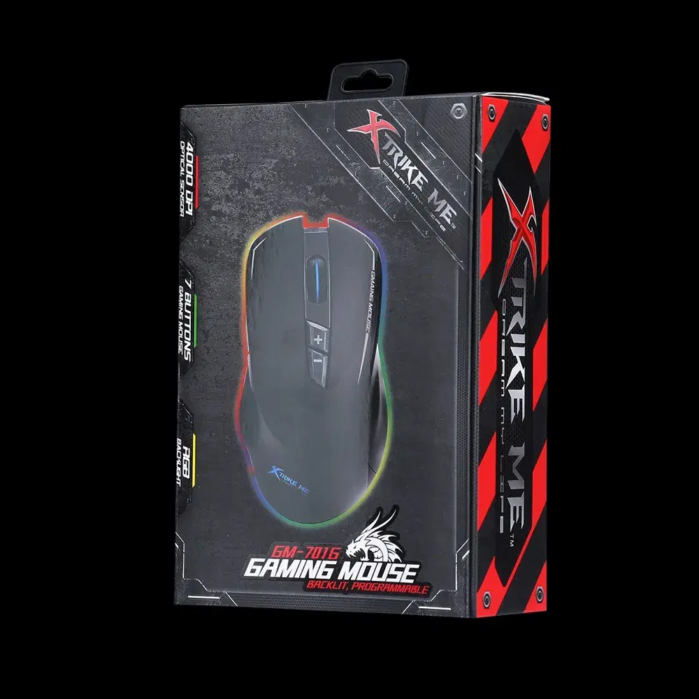 Xtrike Me GM-701G Gaming Mouse With Backlit And Optical