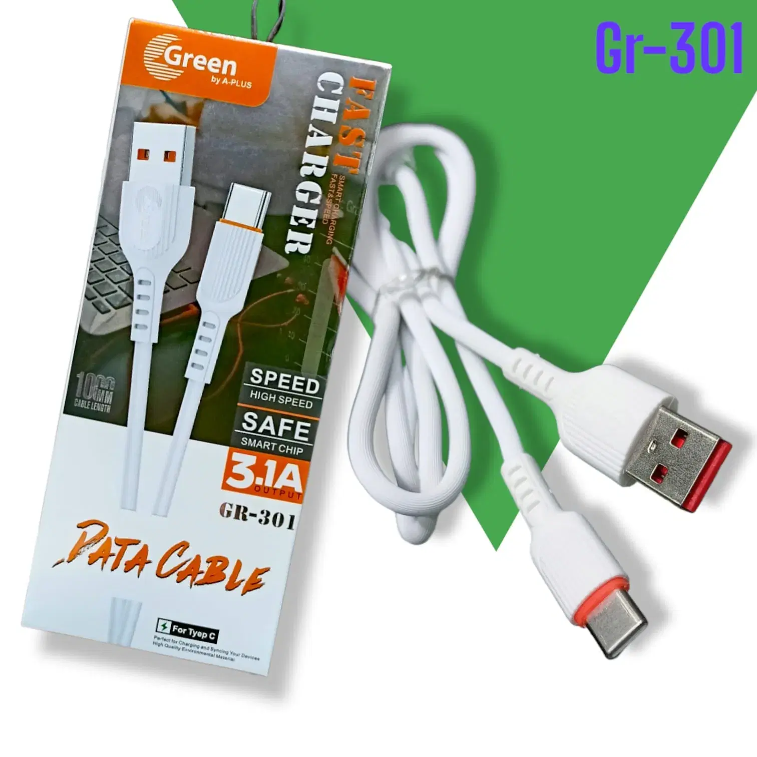 Green GR 301 Type C Data Cable