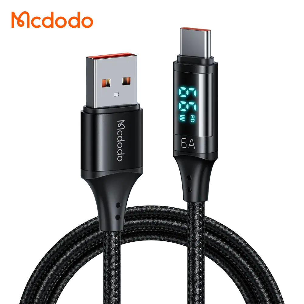 MCDODO CA-1080 Digital display type-C 6A Data cable 1.2m