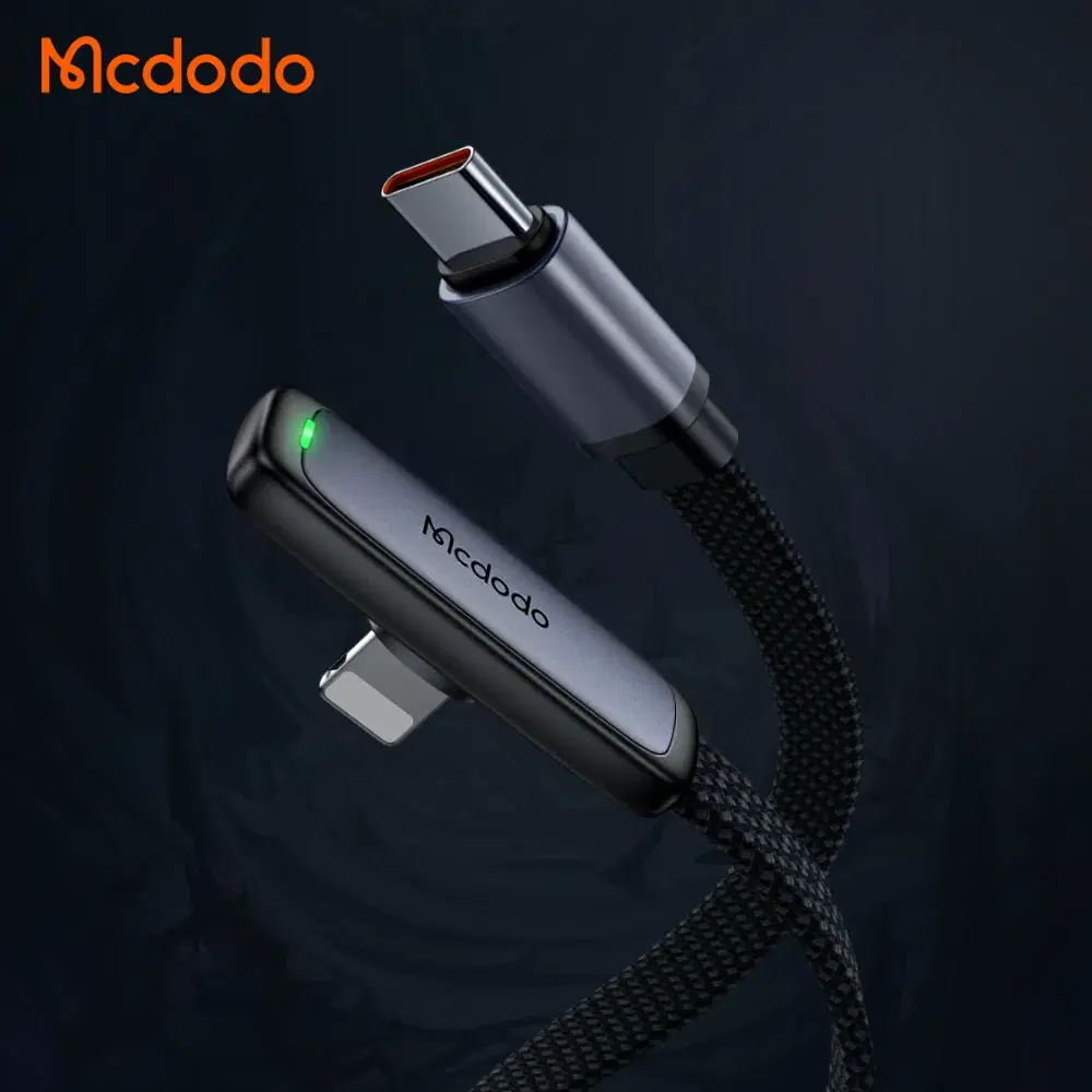 MCDODO CA-3350 90 Degree 36W Type-C to Lightning Data Cable 1.2m