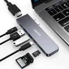 CHOETECH 7-IN-1 Usb Type C Hub Adapter With 4K Hdmi HUB-M14