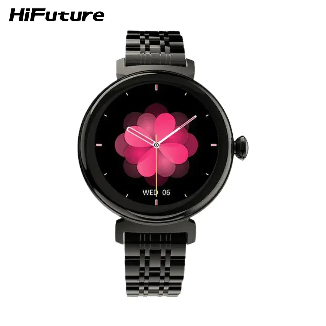 HiFuture Aura Women Smart Watch | 1.04 inch Amoled display | IP68 waterproof | 7 days battery backup |