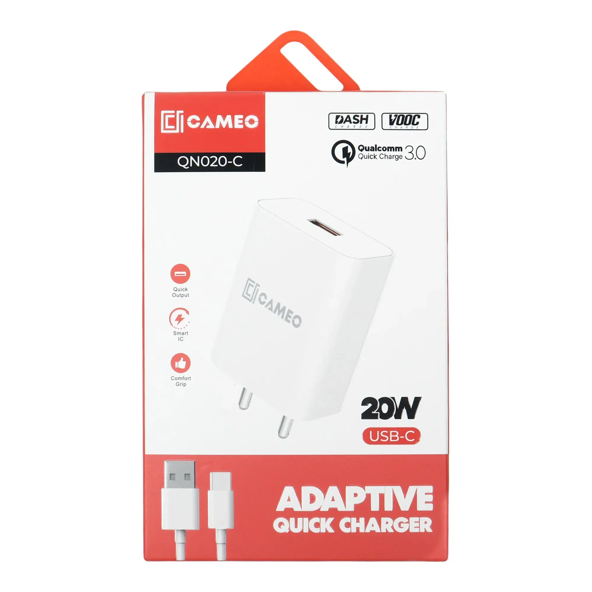 CAMEO | QN020-C | Charger 20W + Type C Cable |