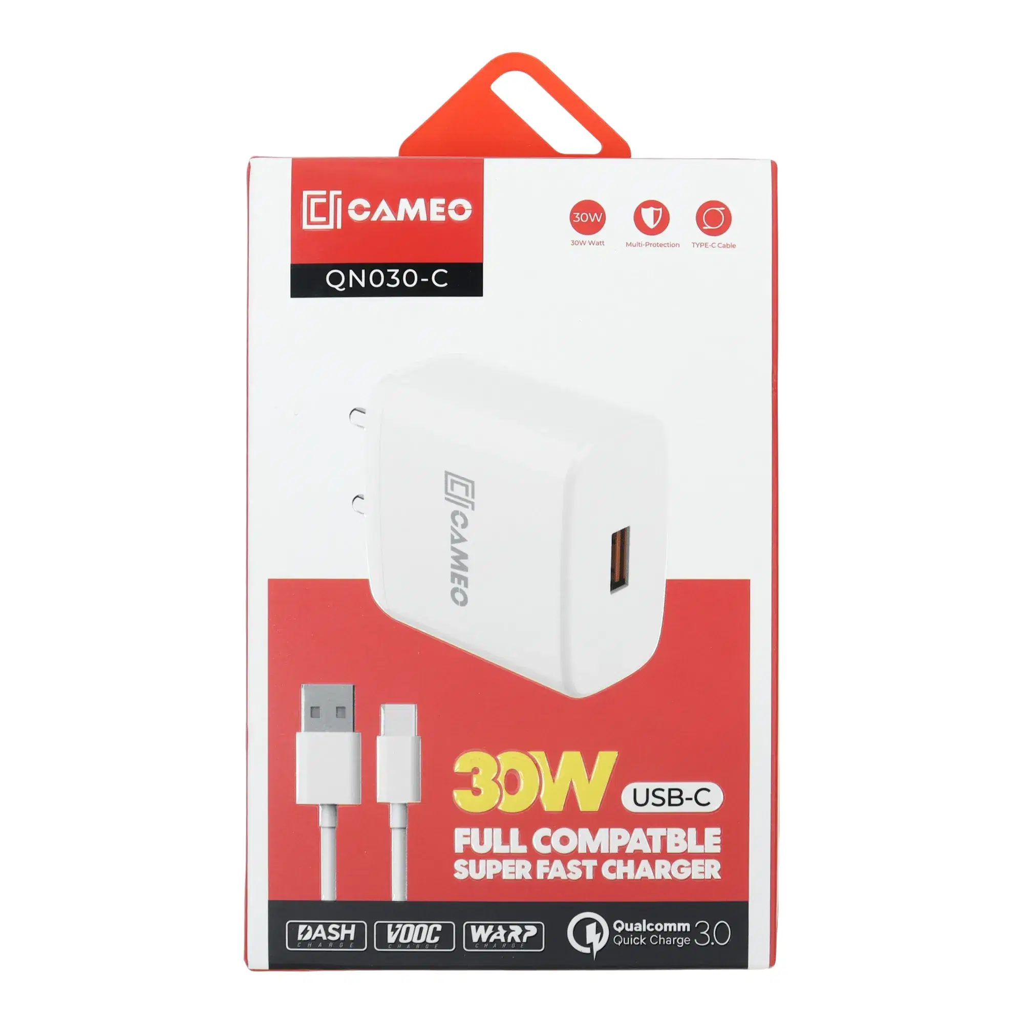 CAMEO | QN030-C | Charger 30W + Type C Cable |
