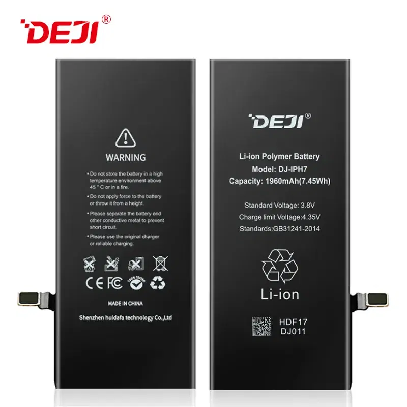 Deji 1960mAh 3.82V High Quality Mobile Phone Battery For Iphone7 Original Battery by Arrows