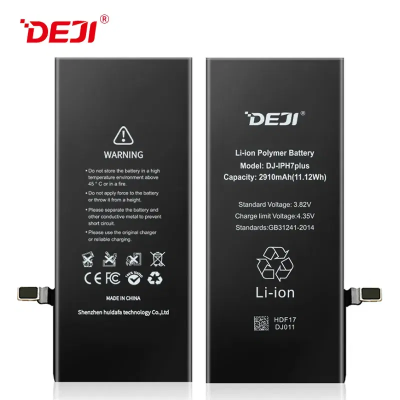 Deji 2910mah Portable Phone Battery Original Battery For Iphone 7 Plus by Arrows