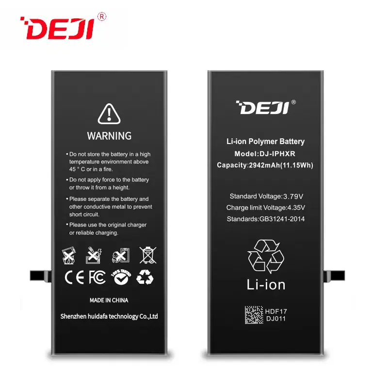 DEJI 2942mAh Original Battery For IPhone XR by Arrows