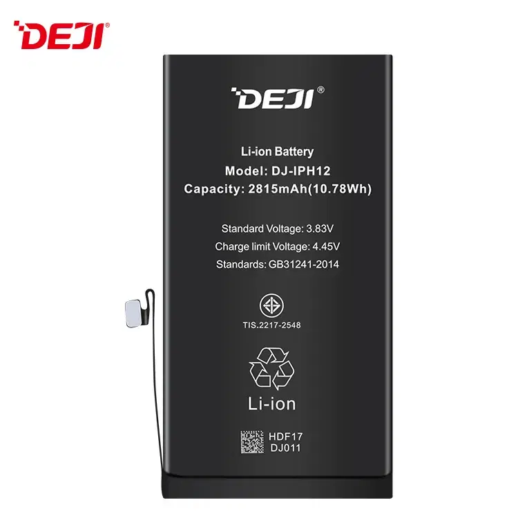 Deji 2815mah Original Capacity Iphone 12 Mobile Phone Battery For iPhone 12 by Arrows