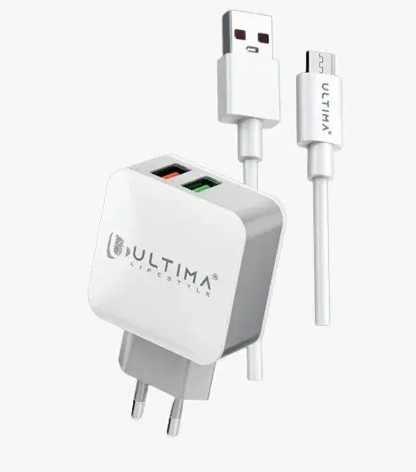 Ultima ULT-019 Dual Micro USB Charger