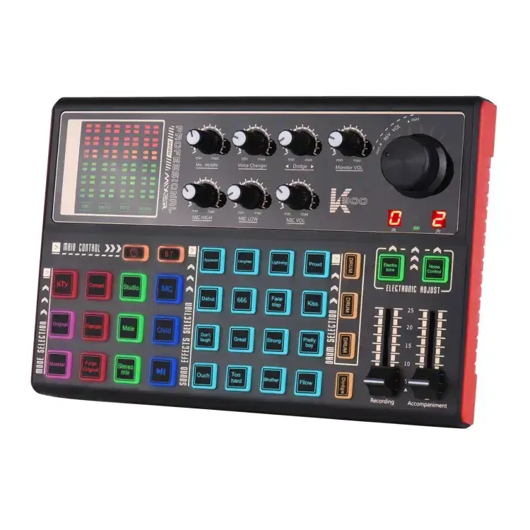 Sk300 Multifunctional Live Audio Soundcard Recording Podcast
