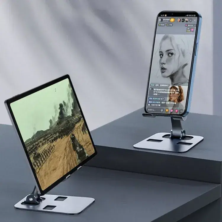Adjustable Sturdy Desktop Metal Mobile Stand Holder