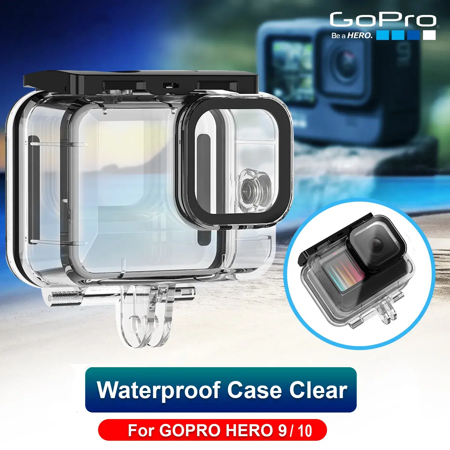 Ulanzi G9-4 Hard Plastic Gopro Case Protective Housing for Hero 9/10