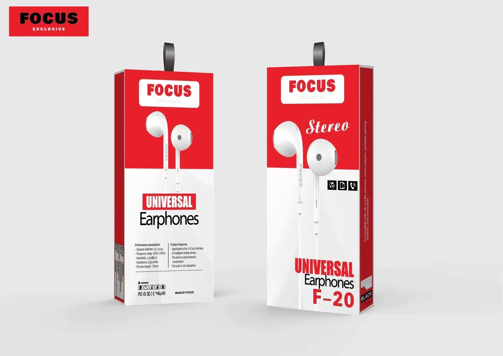 Focus F20 Universal Earphone