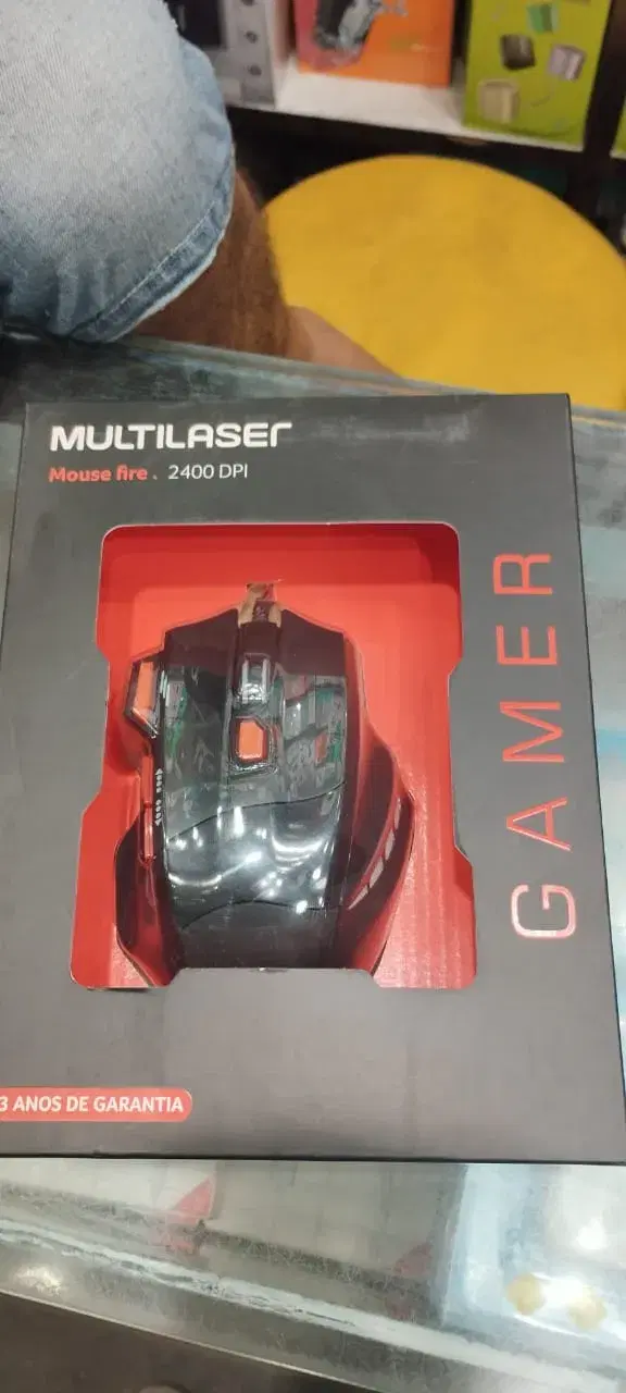 Multilaser Mouse Fire 2400 DPI Gaming Mouse