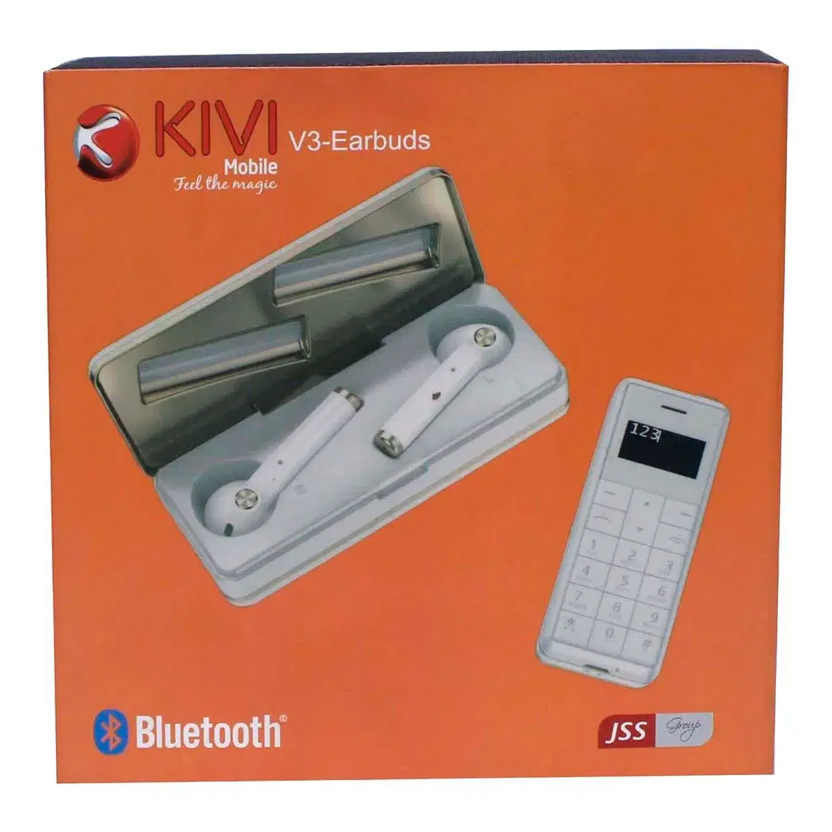 KIVI KEYPAD PHONE V-3 EARBUDS