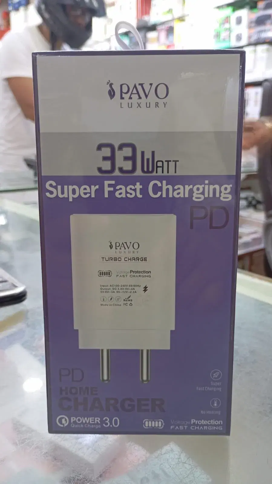 Pavo Luxury 33W Super Fast Charging USB Charger