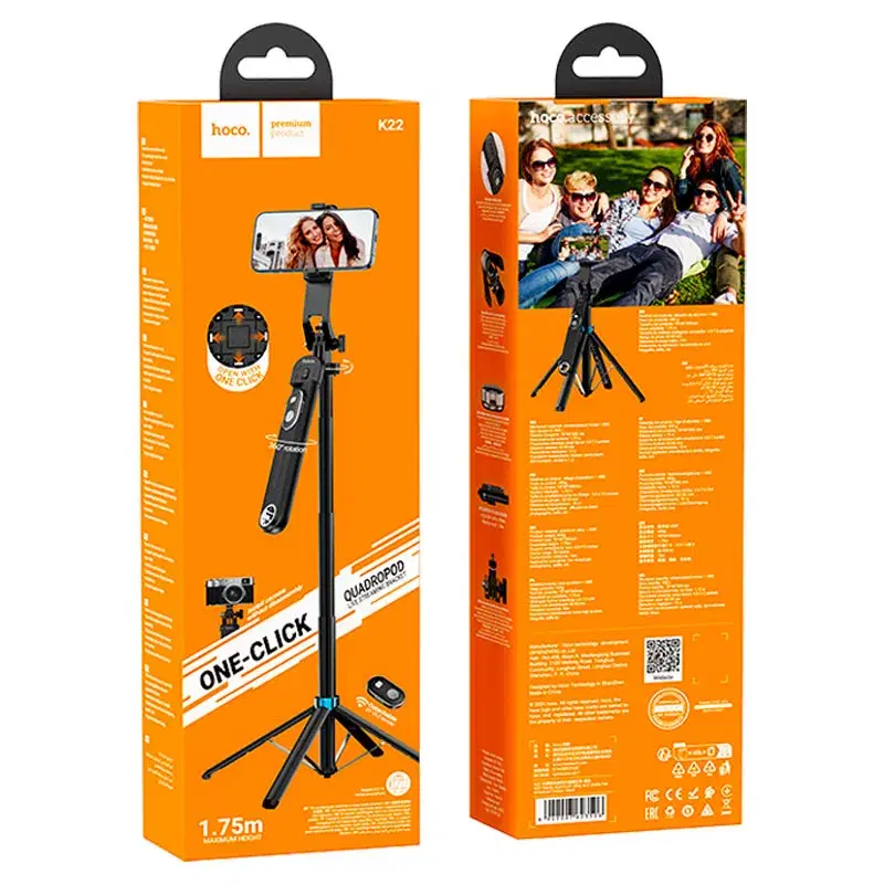 HOCO K22 Handy aluminum alloy anti-shake live broadcast holder