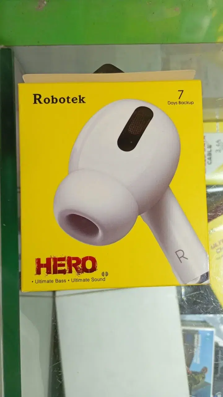 Robotek Hero Earbuds 7 days Backup